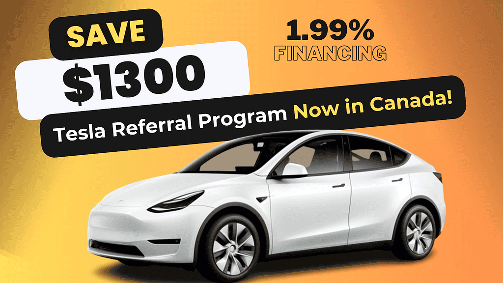 tesla referral program now in Canada
