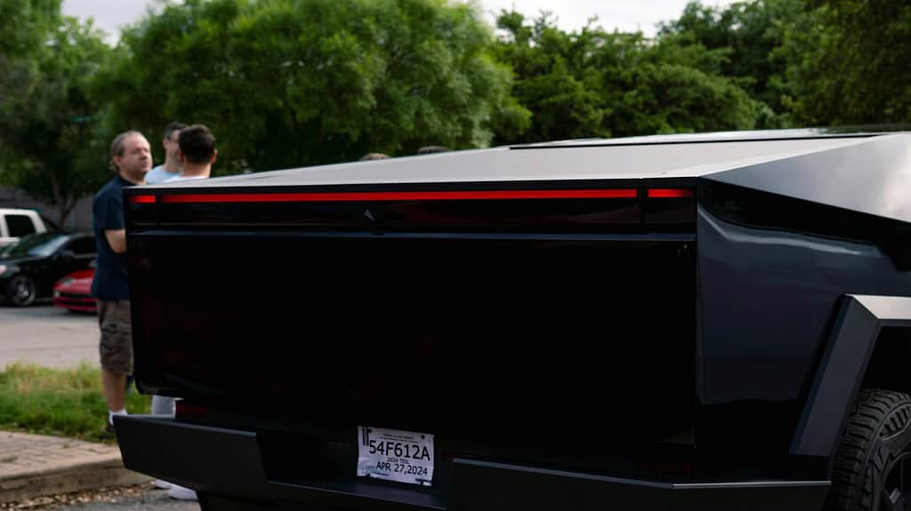 Tesla Cybertruck exterior reference photograph by Krish Parmar